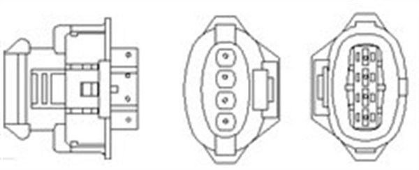 Купити OSM115 Magneti Marelli Лямбда-зонд, датчик кисню після каталізатора